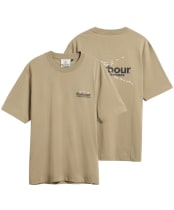Men's Barbour Fly Home Relaxed Graphic T-Shirt - Mushroom
