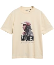 Men's Barbour International Steve McQueen Rainey Graphic T-Shirt - Chalk