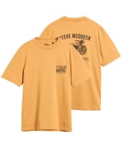 Men's Barbour International Steve McQueen Grange Graphic T-Shirt - Honey
