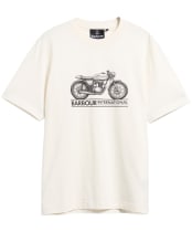 Men's Barbour International Triton T-Shirt - Whisper White
