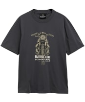 Men's Barbour International Causey Graphic T-Shirt - Asphalt