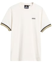 Men's Barbour International Newport Tipped T-Shirt - Whisper White