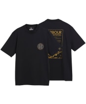 Men's Barbour International 90th Anniversary Graphic T-Shirt - Black