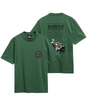 Men's Barbour International 90th Anniversary Graphic T-Shirt - Racing Green