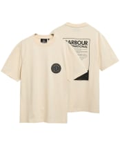 Men's Barbour International 90th Anniversary Graphic T-Shirt - Chalk