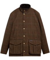Men's Barbour Hereford Tweed Wool Jacket - Moss Green