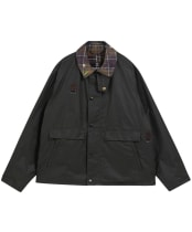 Men's Barbour Icons Spey Waxed Jacket - Sage