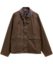 Men's Barbour Icons Spey Waxed Jacket - Beech