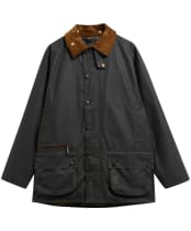 Men's Barbour Icons Beaufort Waxed Jacket - Sage