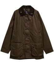 Men's Barbour Icons Beaufort Waxed Jacket - Beech