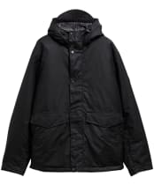 Men's Barbour International Everrett Waxed Jacket - Black