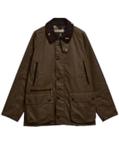 Men's Barbour Icons Bedale Waxed Jacket - Brown / Birchwood