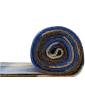 Barbour Large Tattersall Lambswool Scarf - Navy Mix