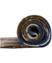 Barbour Brack Patchwork Tartan Scarf - NAVY/SANDSTONE