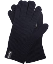 Men's Barbour Danforth Knitted Gloves - Navy