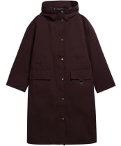 Women's Barbour Stevie Waterproof Jacket - Fig / Shadow Classic