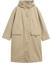  Women's Barbour Stevie Waterproof Jacket - Light Trench / Birch
