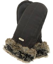 Women's Barbour Tartan Waxed Mitts
