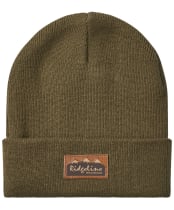 Ridgeline Heritage Fine Knit Beanie Hat - Teak