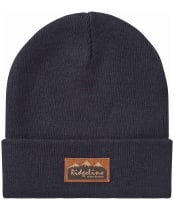 Ridgeline Heritage Fine Knit Beanie Hat - Navy