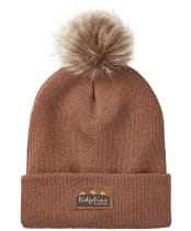 Ridgeline Heritage Fine Knit Bobble Hat - Nutmeg