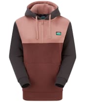 Women's Ridgeline Tribe Hoodie - Oxblood Tri Colour