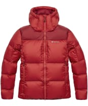 Women's Montane Glacium Hooded Down Jacket - Adrenaline Red