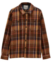 Men's Joules Flannel Overshirt - Brown