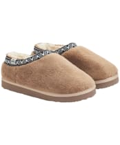  Women's Passenger Clothing Ember Sherpa Fleece Slipper 2.0 - Biscuit