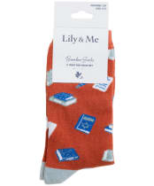Women's Lily & Me Ankle Socks - Literary Classics