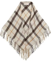 Women's Barbour Kirklees Tartan Scarf - Ecru Mute Tartan