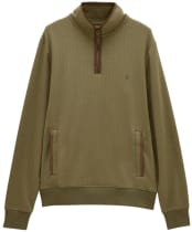Men's Joules Heritage 1/4 Zip Sweatshirt - Green