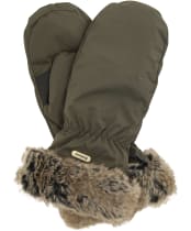 Women's Barbour Primrose Mitts - Forest