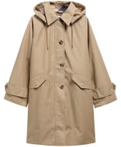  Women's Barbour Harleigh Waterproof Jacket - Light Trench / Birchwood