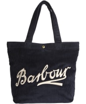 Barbour Mini Carrick Cord Tote Bag - Navy