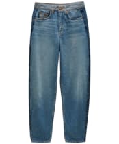 Women's Joules Barrel Denim Jeans - Denim