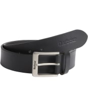 Men's Barbour Ayre Leather Belt - Black