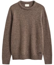 Men's GANT Wool Blend Neps Crew Neck Sweater - Faded Taupe