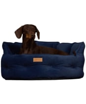 Joules Chesterfield Dog Bed - Small - Navy