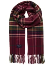 Men's Joules Langtree Checked Scarf - Red