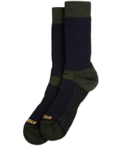  Men's Barbour Active Wellington Boot Sock - Navy / Olive