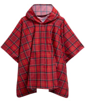 Barbour Tartan Showerproof Poncho - Cardinal Tartan