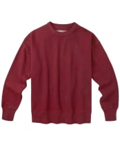 Men's Aubin Brandon Crew Neck Sweater - Oxblood