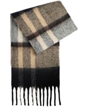 Women’s Barbour Isla Tartan Boucle Scarf - Birchwood Dress Tartan