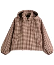 Women's Barbour Audrey Showerproof Jacket - Cranberry / Brown