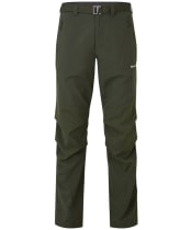 Men's Montane Water Repellent Terra Pants - Short Leg - Oak Green