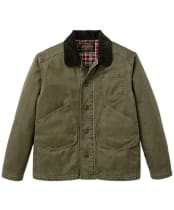 Men's Filson Insulated Canvas Outfitter Jacket - Dark Olive