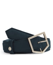 Fairfax & Favor Felbrigg Suede Belt - Teal