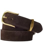 Women's R.M. Williams Cassidy 1" 1/4 Leather Belt - Chocolate