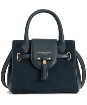 Fairfax & Favor Mini Windsor Suede Handbag - Teal